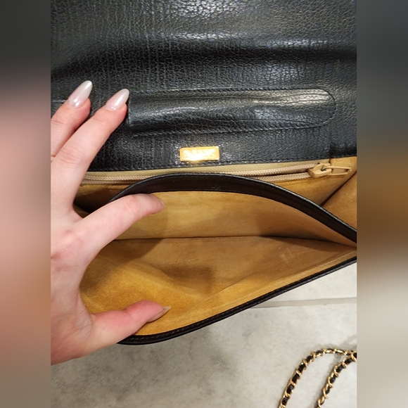 RARE Bally Black Leather Organizer Wristlet - Picture 8 of 8